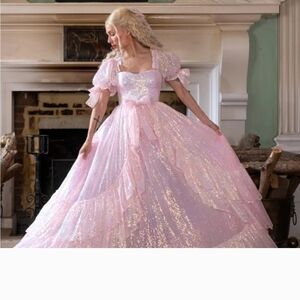 Fanciful Dolls Sparkling Pink Gown